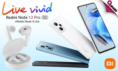 Xiaomi Redmi Note 12 Pro 5G + Redmi Buds 4 Lite!